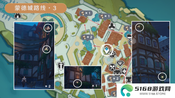 原神慕风蘑菇分布图采集路线6