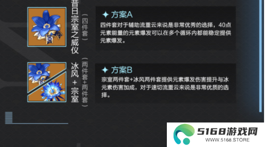 原神重云武器圣遗物推荐6