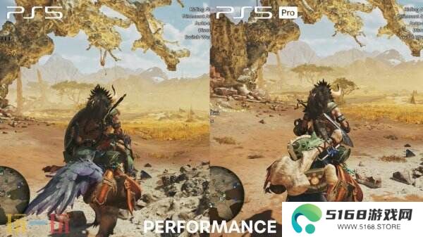 《怪物猎人：荒野》PS5/PS5 Pro画面对比