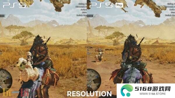 《怪物猎人：荒野》PS5/PS5 Pro画面对比