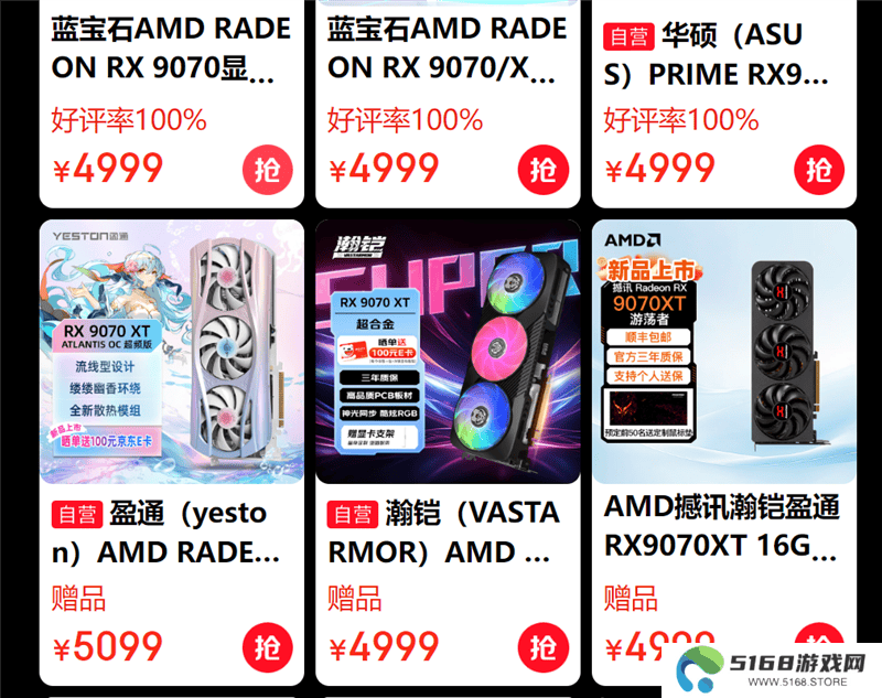 AMD与NVIDIA竞争示意图