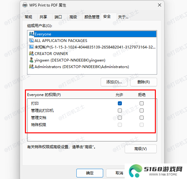 用户权限配置