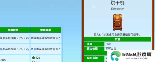 《星露谷物语》烘干机配方获得方法介绍