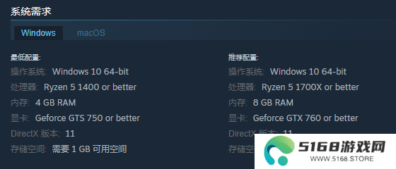 《赛菲莉娅》游戏配置要求介绍